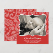 Aankondigingen van de Westerne geboorte van Paisle (Voorkant / Achterkant)