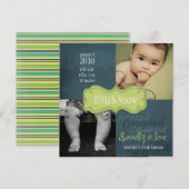 Aankondigingen van Elijah Snow Birth (Voorkant / Achterkant)