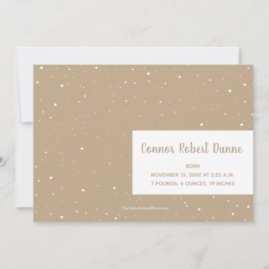 Aankondigingen van Gold Prettige feestdagen Photo  (Achterkant)