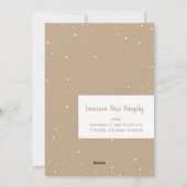 Aankondigingen van Gold Prettige feestdagen Photo  (Achterkant)