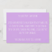 Aankondigingen van het moderne Verloving bevestige (Achterkant)