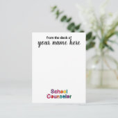 Aankondigingen van individuele schooladviseurs (Staand voorkant)