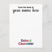 Aankondigingen van individuele schooladviseurs (Voorkant)