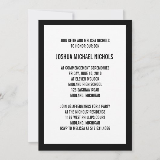 Aankondigingen van jaarlijkse aangepaste fotografi (Achterkant)