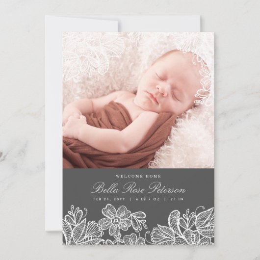 Aankondigingen van Lace Birth (Voorkant)