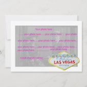 Aankondigingen van Las Vegas Wedding Photo (Achterkant)