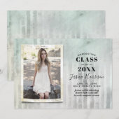 Aankondigingen van Trendy Photo Graduation (Voorkant / Achterkant)