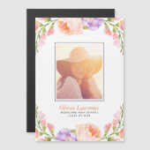 Aankondigingen van waterverf Floral Photo Gradual (Voorkant / Achterkant)