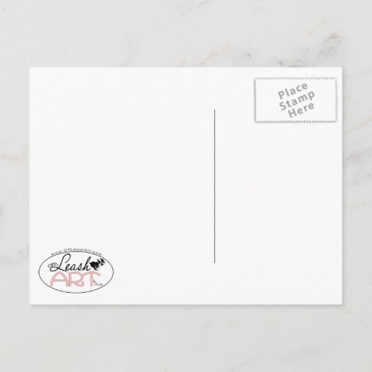 Aankondigingen van wijzigingsadres verplaatsen Koe Aankondigingskaart (Achterkant)