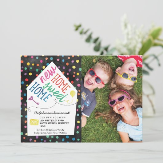 Aankondigingen voor foto's van de Cute Family Movi (Staand voorkant)