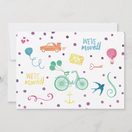 Aankondigingen voor foto's van de Cute Family Movi (Achterkant)