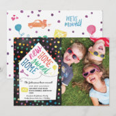 Aankondigingen voor foto's van de Cute Family Movi (Voorkant / Achterkant)