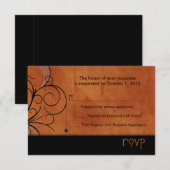 Aankondigingen voor het beantwoorden van de uitnod (Voorkant / Achterkant)