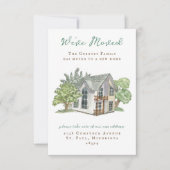 Aankondigingen waterverf Home Moving (Voorkant)