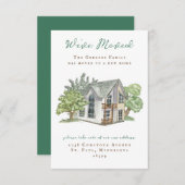 Aankondigingen waterverf Home Moving (Voorkant / Achterkant)