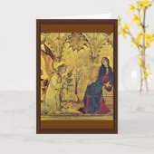 Aankondigingsdetail door Martini Simone Kaart (Gele Bloem)