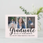 Aankondigingskaart afstuderen kaart (Staand voorkant)