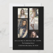 Aankondigingskaart Graduate Edge 5 foto's Kaart (Achterkant)