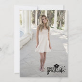 Aankondigingskaart voor afgestudeerden 2024 5 foto kaart (Voorkant)