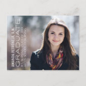 Aankondigingskaart voor het Afstuderen van zurings (Voorkant)