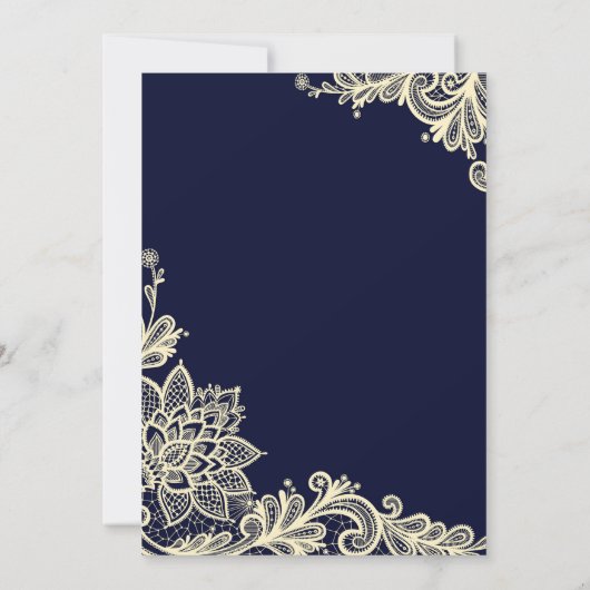 Aankondigingskaart voor marinescheepvaart en crème kaart (Achterkant)