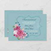 Aankondigingskaart voor uitgesteld evenement aankondiging (Voorkant / Achterkant)