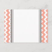 Aankondigingskaart voor verloving Coral Grey (Achterkant)