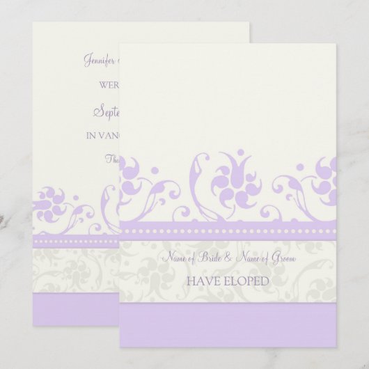 Aankondigingskaarten van de flessenfabriek van Lav Aankondiging (Voorkant / Achterkant)