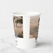 Aankondigingsklasse afstuderen van papierbekertje  papieren bekers (Links)