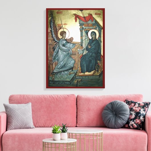 Aankondigingspictogram Canvas Afdruk (Insitu (Woonkamer))