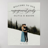 Aankondigingsposter voor feest met foto poster (Voorkant)