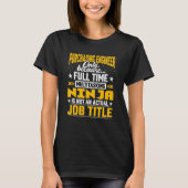 Aankoop Engineer Functie Aankoop Techniek T-shirt (Voorkant)