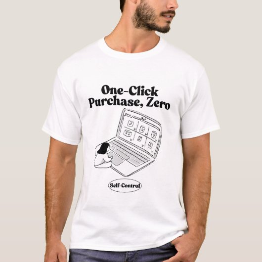 Aankoop met één klik t-shirt (Voorkant)