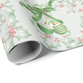 Aankoop van Holly Light Green Pink Cadeaupapier (Rol Hoek)