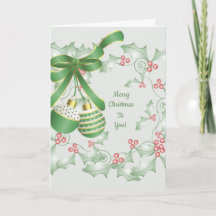 Aankoop van Holly Light Green Pink Christmas