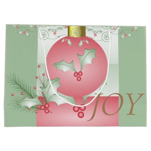 Aankoop van Holly Light Green Pink Groot Cadeauzakje (Achterkant)