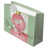 Aankoop van Holly Light Green Pink Groot Cadeauzakje (Voorkant Gekanteld)