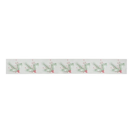 Aankoop van Holly Light Green Pink Grosgrain Lint (Voorkant)