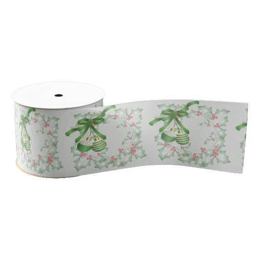 Aankoop van Holly Light Green Pink Grosgrain Lint (Spoel)