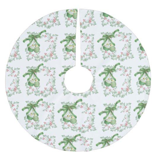 Aankoop van Holly Light Green Pink Kerstboom Rok (Voorkant)