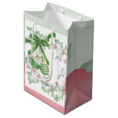 Aankoop van Holly Light Green Pink Medium Cadeauzakje (Voorkant Gekanteld)