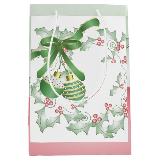 Aankoop van Holly Light Green Pink Medium Cadeauzakje (Voorkant)