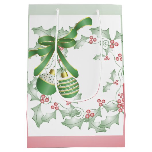 Aankoop van Holly Light Green Pink Medium Cadeauzakje (Achterkant)