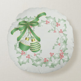 Aankoop van Holly Light Green Pink Rond Kussen