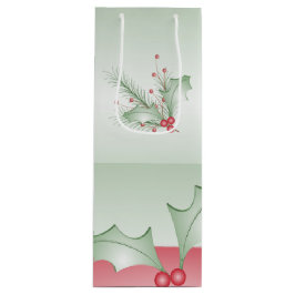 Aankoop van Holly Light Green Pink Wijn Cadeautas