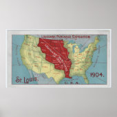 Aankoopoverzicht Louisiana Poster (Voorkant)