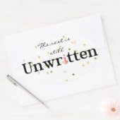 Aankruisen door middel van ongeschreven ovale stic ovale sticker (Envelop)