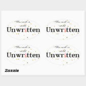 Aankruisen door middel van ongeschreven ovale stic ovale sticker (Vel)