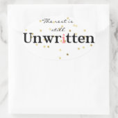 Aankruisen door middel van ongeschreven ovale stic ovale sticker (Tas)