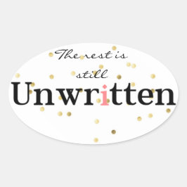 Aankruisen door middel van ongeschreven ovale stic sticker